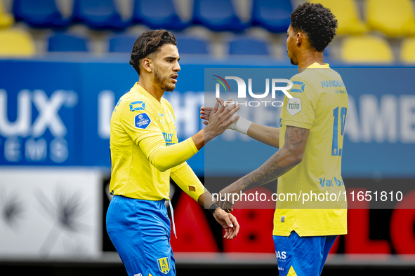 RKC player Faissal Al Mazyani scores the 2-0 and celebrates the goal during the friendly match between RKC and Go Ahead Eagles at the Mandem...