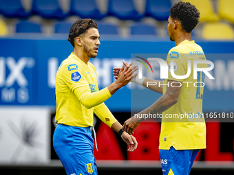 RKC player Faissal Al Mazyani scores the 2-0 and celebrates the goal during the friendly match between RKC and Go Ahead Eagles at the Mandem...