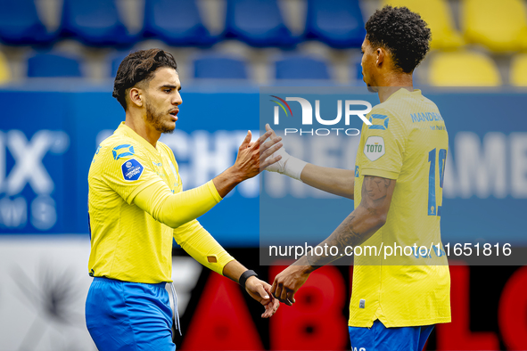 RKC player Faissal Al Mazyani scores the 2-0 and celebrates the goal during the friendly match between RKC and Go Ahead Eagles at the Mandem...