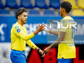 RKC player Faissal Al Mazyani scores the 2-0 and celebrates the goal during the friendly match between RKC and Go Ahead Eagles at the Mandem...