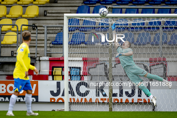 RKC goalkeeper Yanick van Osch participates in the friendly match between RKC and Go Ahead Eagles at the Mandemakers Stadium for the Dutch E...