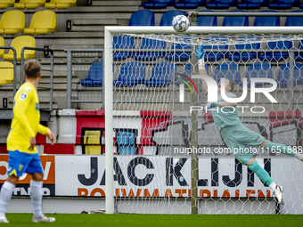 RKC goalkeeper Yanick van Osch participates in the friendly match between RKC and Go Ahead Eagles at the Mandemakers Stadium for the Dutch E...