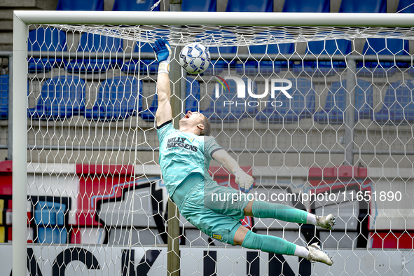 RKC goalkeeper Yanick van Osch participates in the friendly match between RKC and Go Ahead Eagles at the Mandemakers Stadium for the Dutch E...