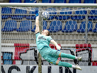 RKC goalkeeper Yanick van Osch participates in the friendly match between RKC and Go Ahead Eagles at the Mandemakers Stadium for the Dutch E...