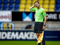 The assistant referee officiates during the friendly match between RKC and Go Ahead Eagles at the Mandemakers Stadium for the Dutch Eredivis...