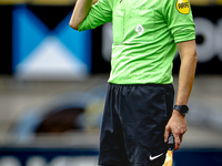 The assistant referee officiates during the friendly match between RKC and Go Ahead Eagles at the Mandemakers Stadium for the Dutch Eredivis...