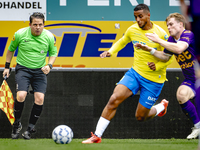 The assistant referee officiates during the friendly match between RKC and Go Ahead Eagles at the Mandemakers Stadium for the Dutch Eredivis...