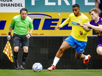 The assistant referee officiates during the friendly match between RKC and Go Ahead Eagles at the Mandemakers Stadium for the Dutch Eredivis...