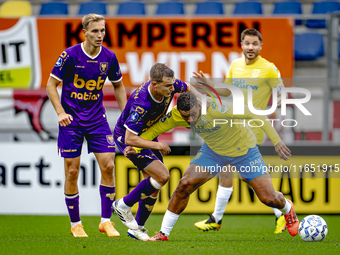 Go Ahead Eagles player Mithis Suray and RKC player Mohamed Ihattaren participate in the friendly match between RKC and Go Ahead Eagles at th...