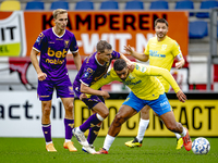 Go Ahead Eagles player Mithis Suray and RKC player Mohamed Ihattaren participate in the friendly match between RKC and Go Ahead Eagles at th...