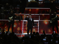 Singer Luis Miguel performs on stage during the Luis Miguel 2024 Tour at Arena CDMX in Mexico City, Mexico, on October 8, 2024. (