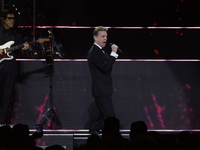 Singer Luis Miguel performs on stage during the Luis Miguel 2024 Tour at Arena CDMX in Mexico City, Mexico, on October 8, 2024. (