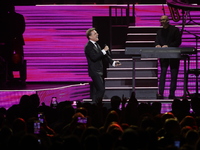 Singer Luis Miguel performs on stage during the Luis Miguel 2024 Tour at Arena CDMX in Mexico City, Mexico, on October 8, 2024. (