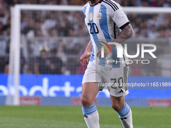 Alexis Mac Allister of Argentina participates in an International Friendly match between Argentina and Panama at Estadio Mas Monumental Anto...