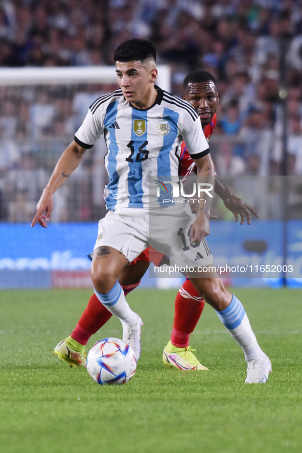 Argentina participates in an International Friendly match against Panama at Estadio Mas Monumental Antonio Vespucio Liberti in Buenos Aires,...