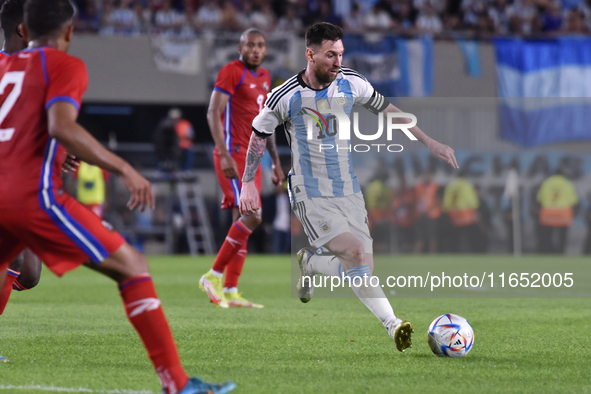 Argentina participates in an International Friendly match against Panama at Estadio Mas Monumental Antonio Vespucio Liberti in Buenos Aires,...