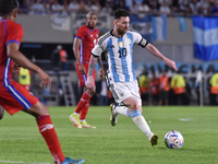 Argentina participates in an International Friendly match against Panama at Estadio Mas Monumental Antonio Vespucio Liberti in Buenos Aires,...