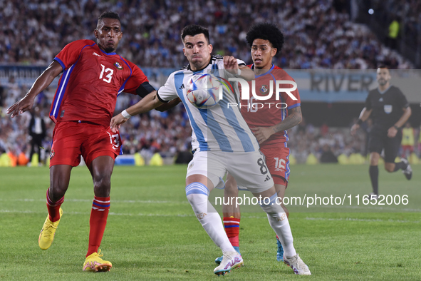 Argentina participates in an International Friendly match against Panama at Estadio Mas Monumental Antonio Vespucio Liberti in Buenos Aires,...