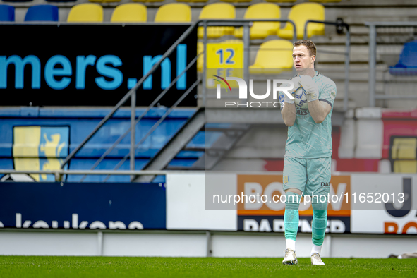 RKC goalkeeper Yanick van Osch participates in the friendly match between RKC and Go Ahead Eagles at the Mandemakers Stadium for the Dutch E...