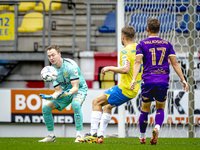 RKC goalkeeper Yanick van Osch participates in the friendly match between RKC and Go Ahead Eagles at the Mandemakers Stadium for the Dutch E...