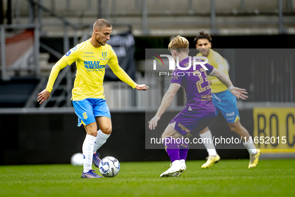 RKC player Sylvester van der Water participates in the friendly match between RKC and Go Ahead Eagles at the Mandemakers Stadium for the Dut...