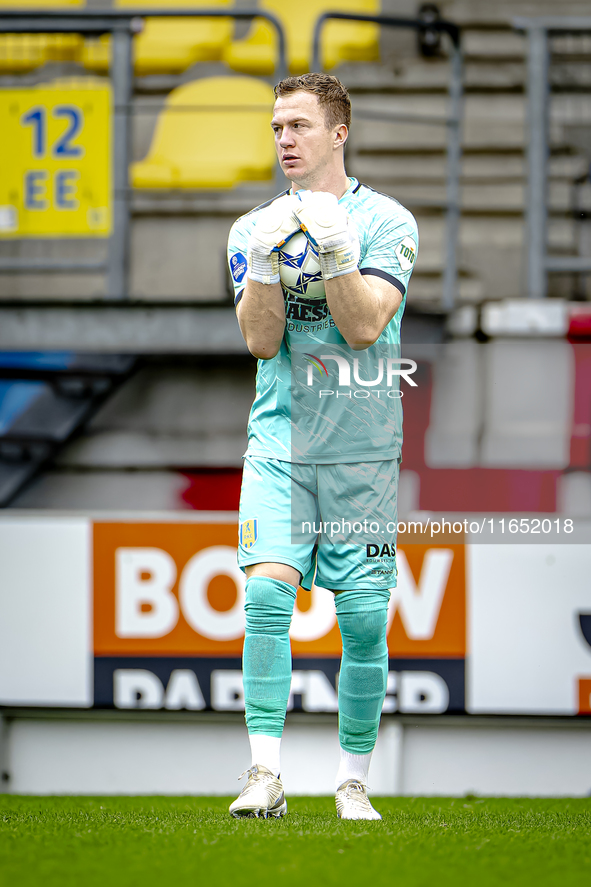 RKC goalkeeper Yanick van Osch participates in the friendly match between RKC and Go Ahead Eagles at the Mandemakers Stadium for the Dutch E...