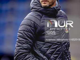 Go Ahead Eagles trainer Paul Simonis is present during the friendly match between RKC and Go Ahead Eagles at the Mandemakers Stadium for the...