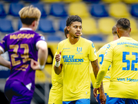 RKC player Richonell Margaret celebrates the goal during the friendly match between RKC and Go Ahead Eagles at the Mandemakers Stadium for t...