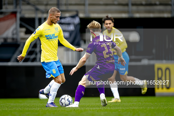 RKC player Sylvester van der Water participates in the friendly match between RKC and Go Ahead Eagles at the Mandemakers Stadium for the Dut...