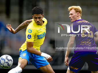 RKC player Richonell Margaret participates in the friendly match between RKC and Go Ahead Eagles at the Mandemakers Stadium for the Dutch Er...