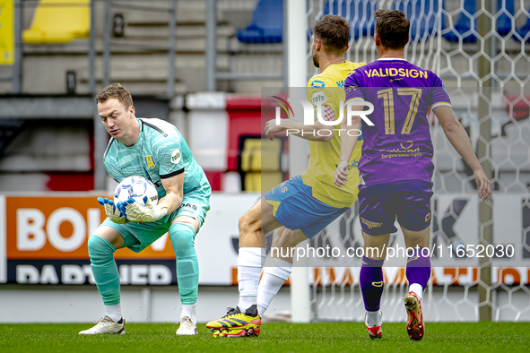 RKC goalkeeper Yanick van Osch participates in the friendly match between RKC and Go Ahead Eagles at the Mandemakers Stadium for the Dutch E...