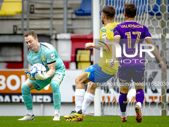 RKC goalkeeper Yanick van Osch participates in the friendly match between RKC and Go Ahead Eagles at the Mandemakers Stadium for the Dutch E...