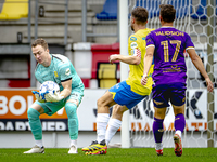 RKC goalkeeper Yanick van Osch participates in the friendly match between RKC and Go Ahead Eagles at the Mandemakers Stadium for the Dutch E...