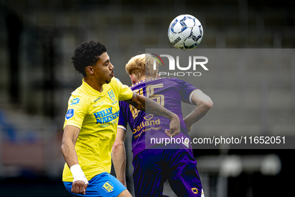 RKC player Richonell Margaret participates in the friendly match between RKC and Go Ahead Eagles at the Mandemakers Stadium for the Dutch Er...