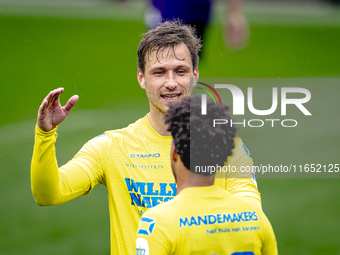 RKC player Reuven Niemeijer participates in the friendly match between RKC and Go Ahead Eagles at the Mandemakers Stadium for the Dutch Ered...