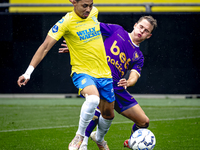 RKC player Richonell Margaret and Go Ahead Eagles player Oliver Valaker Edvardsen participate in the friendly match between RKC and Go Ahead...