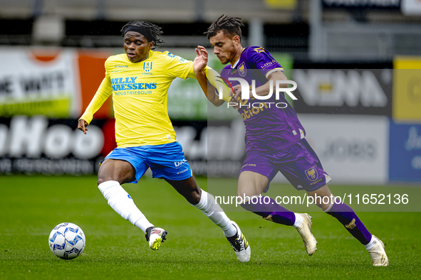 RKC player Chris Lokesa participates in the friendly match between RKC and Go Ahead Eagles at the Mandemakers Stadium for the Dutch Eredivis...