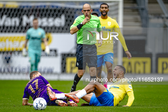 Go Ahead Eagles player Mithis Suray and RKC player Mohamed Ihattaren participate in the friendly match between RKC and Go Ahead Eagles at th...