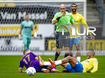 Go Ahead Eagles player Mithis Suray and RKC player Mohamed Ihattaren participate in the friendly match between RKC and Go Ahead Eagles at th...