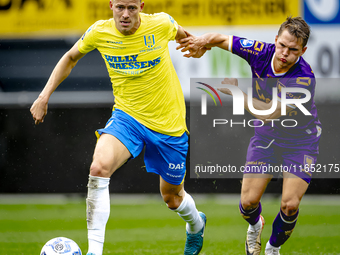 RKC player Dario van de Buijs and Go Ahead Eagles player Mithis Suray participate in the friendly match RKC - Go Ahead Eagles at the Mandema...