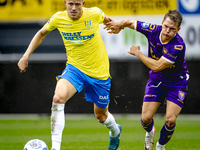 RKC player Dario van de Buijs and Go Ahead Eagles player Mithis Suray participate in the friendly match RKC - Go Ahead Eagles at the Mandema...