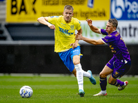 RKC player Dario van de Buijs and Go Ahead Eagles player Mithis Suray participate in the friendly match RKC - Go Ahead Eagles at the Mandema...