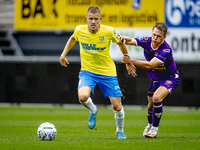 RKC player Dario van de Buijs and Go Ahead Eagles player Mithis Suray participate in the friendly match RKC - Go Ahead Eagles at the Mandema...