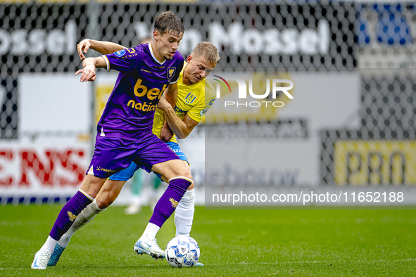 RKC player Dario van de Buijs participates in the friendly match between RKC and Go Ahead Eagles at the Mandemakers Stadium for the Dutch Er...