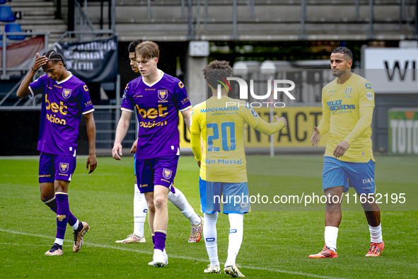 RKC player Mohamed Ihattaren celebrates the goal during the friendly match RKC - Go Ahead Eagles at the Mandemakers Stadium for the Dutch Er...