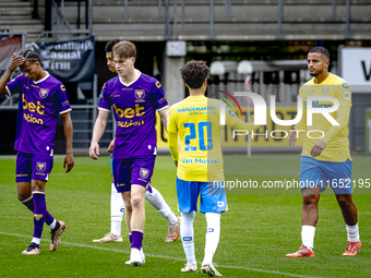 RKC player Mohamed Ihattaren celebrates the goal during the friendly match RKC - Go Ahead Eagles at the Mandemakers Stadium for the Dutch Er...