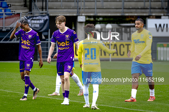 RKC player Mohamed Ihattaren celebrates the goal during the friendly match RKC - Go Ahead Eagles at the Mandemakers Stadium for the Dutch Er...