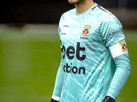 Go Ahead Eagles goalkeeper Jari de Busse participates in the friendly match between RKC and Go Ahead Eagles at the Mandemakers Stadium for t...