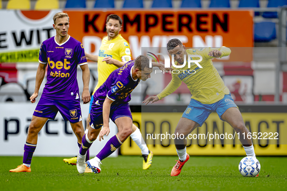 Go Ahead Eagles player Mithis Suray and RKC player Mohamed Ihattaren participate in the friendly match between RKC and Go Ahead Eagles at th...