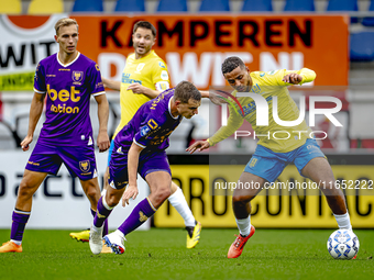 Go Ahead Eagles player Mithis Suray and RKC player Mohamed Ihattaren participate in the friendly match between RKC and Go Ahead Eagles at th...